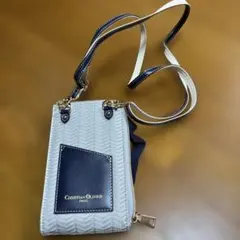クリスチャンオリビエ 財布機能付きスマホショルダーバッグ