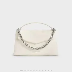【新品タグ付き】CHARLES＆KEITH トップハンドルバッグ