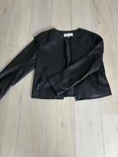 【ジャンク品】ROPE PICNIC フェイクレザージャケットのサムネイル
