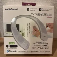 AudioComm ワイヤレスネックスピーカー ASP-W1000N-K 新品 - メルカリ