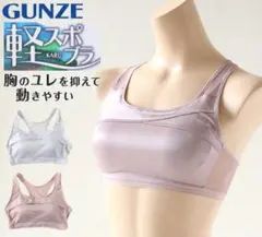 【新品】 GUNZE 軽スポブラ ノンワイヤーブラジャー Lサイズのサムネイル