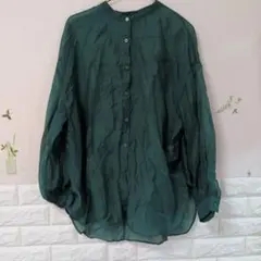 Discoat 長袖シアーシャツ 　Fサイズ　　透け感あり