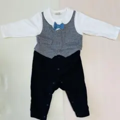 【プティマイン】スーツ風ロンパース　セレモニーに！