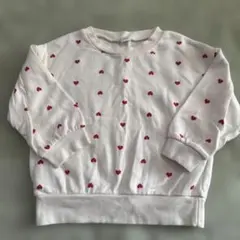 ハート柄トレーナー 100cm