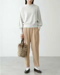 ■美品 human woman ≪arrive 5e≫ シャンブレーコールパンツ