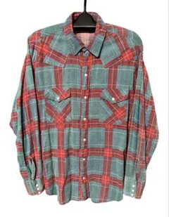 【好配色】DAKOTA BY FIVE BROTHER プリントネルシャツ