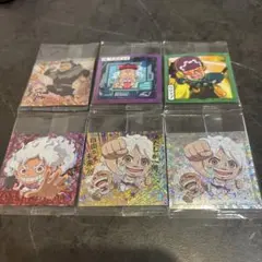 ワンピース大海賊シールウエハース13SGR2種(SGR＋パラレル)ルフィ＆ボニー