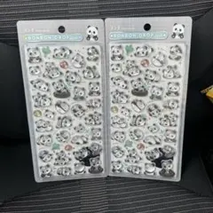 【2個セットでお得‼️】新作 クーリア ボンボンドロップシール　パンダ　匿名配送
