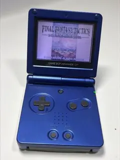 ゲームボーイアドバンス SP 本体　ブルー　充電器　ソフト付き