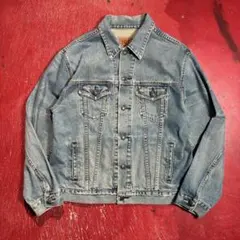 GAP デニムトラッカージャケット インディゴブルー 濃紺 コットン 春 
