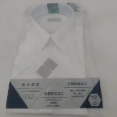 DINKEL ホワイト 半袖ワイシャツ L 　衿廻り　41