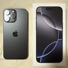 iPhone16 promax 256GB SIMフリー ブラックチタニウム