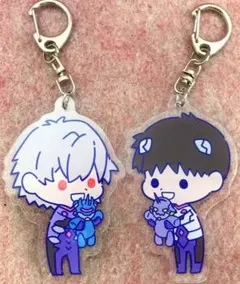 エヴァンゲリオン「渚カヲル & 碇シンジ」アクリルキーホルダー まとめて