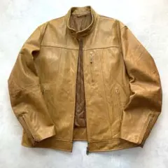 【希少✨】オールド ユニクロ 本革 ラムレザー シングルライダース ジャケット 2026年最新】UNIQLO メンズ レザージャケット・ライダースの人気
