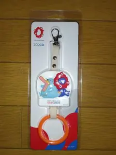 大阪万博 ミャクミャク イコちゃんつり革キーホルダー - メルカリ