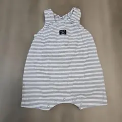 bebe reduction ボーダー ロンパース カバーオール