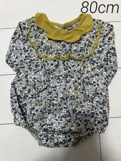 Kids Baby 小花柄ロンパース 12-18ヶ月 80cm 春 秋 長袖