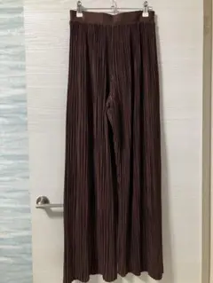 ボルドーワイドパンツ サイズF