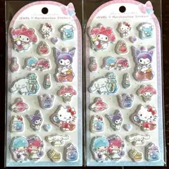 豪華！ジュエルマシュマロステッカーズ 2枚❣️サンリオキャラクターズ コスメ