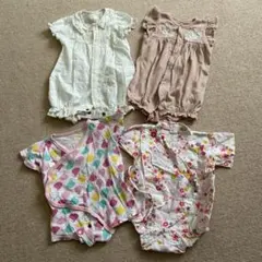 夏ロンパース4点セット