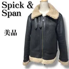 スピック&スパン アビエイターブルゾン 阿久津ゆりえ レディースM ブラック