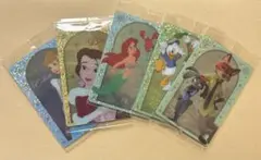 ディズニー　ウエハースカード　5枚