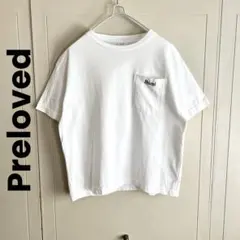 Preloved プレラブド ロゴ ポケット Tシャツ