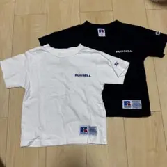 ラッセルアスレチック　Tシャツ 2枚セット ホワイト ブラックのサムネイル