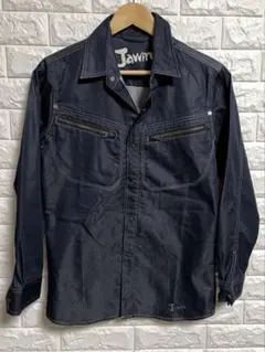 Jawin 作業服 作業着 シャツ 長袖 ストレッチ　サイズ Sのサムネイル