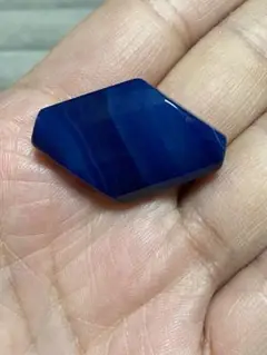 ブルーアゲート　パーツ　横穴貫通