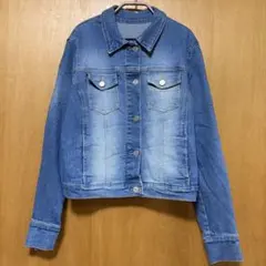 SATCH デニムジャケット Gジャン ストレッチ 14 L相当 ブルー