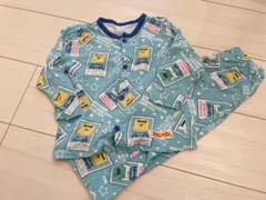 七分袖パジャマ　100 プラレール　乗り物