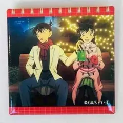 新一&蘭④　メモリアル缶バッジ　スペシャルver. Vol.3　コナンランド