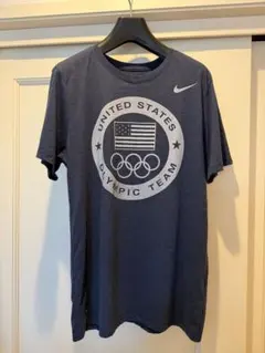 【希少】NIKE ナイキ USAオリンピックチーム Tシャツ ネイビー Mサイズ