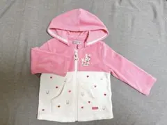 【記名なし】MIKI HOUSE パーカー ピンク うさこ ミキハウス