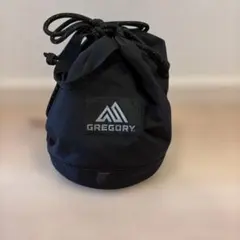 GREGORY グレゴリー チンチバッグ M 2way 巾着バッグ 黒 ブラック