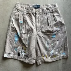 Polo Ralph Lauren ツータックペンキ チノショーツ　W33