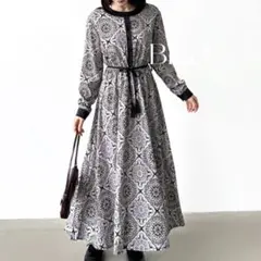 COCOMOMO エスニック ロングワンピース Mサイズ