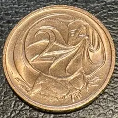 1984年 オーストラリア 2セント 硬貨 襟巻きトカゲ - メルカリ