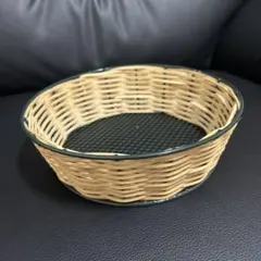 十　丸型バスケット　インテリア　収納かご バスケット　小物入れ