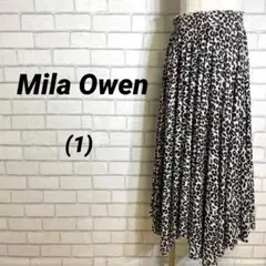 Mila Owen ミラオーウェン　豹柄ヒョウ柄　レオパード　ロングスカート　春