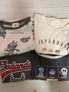 アンパンマン　バイキンマン　ダダンダン　Tシャツセット　サイズ100