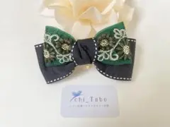 218✳︎組み合わせ自由！3点1300円！✳︎インド刺繍リボンポニーフック♡