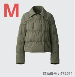 週末値下げ！UNIQLO : C ダウンショートジャケット オリーブ M