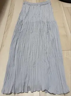 クリンクル加工切替セミフレアスカート