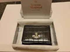 新品 Vivienne Westwood 三つ折り財布 BLACK