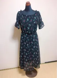 INGNI オフショル花柄ワンピース