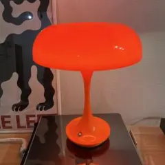 オレンジ テーブルランプ モダンデザイン キノコ