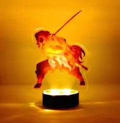 【新品未開封】煉獄杏寿郎 光る アクリルスタンド 鬼滅の刃 無限列車 心を燃やせ