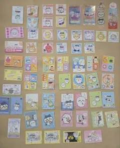 【59点セット】ちいかわシール・カード・しおりセット　まとめ売り